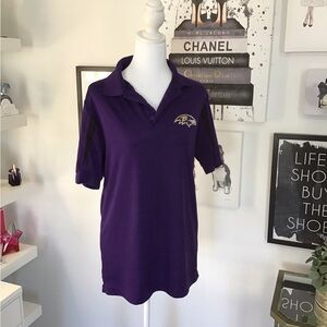 Baltimore Ravens Purple Polo Shirt - NFL Team Size M